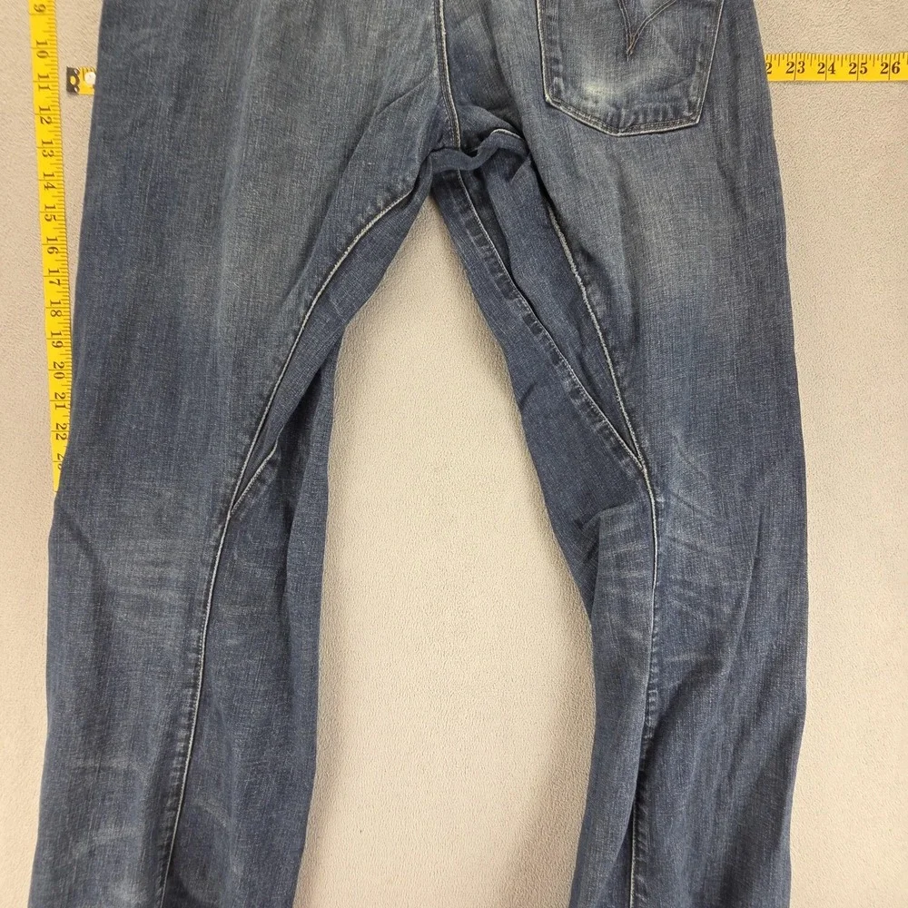 Vintage Levis Engineered Jeans Mens 30x32 Blue Twisted Buckle Back One Pocket